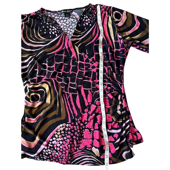 Pink Wrap Blouse - Picture 3 of 6